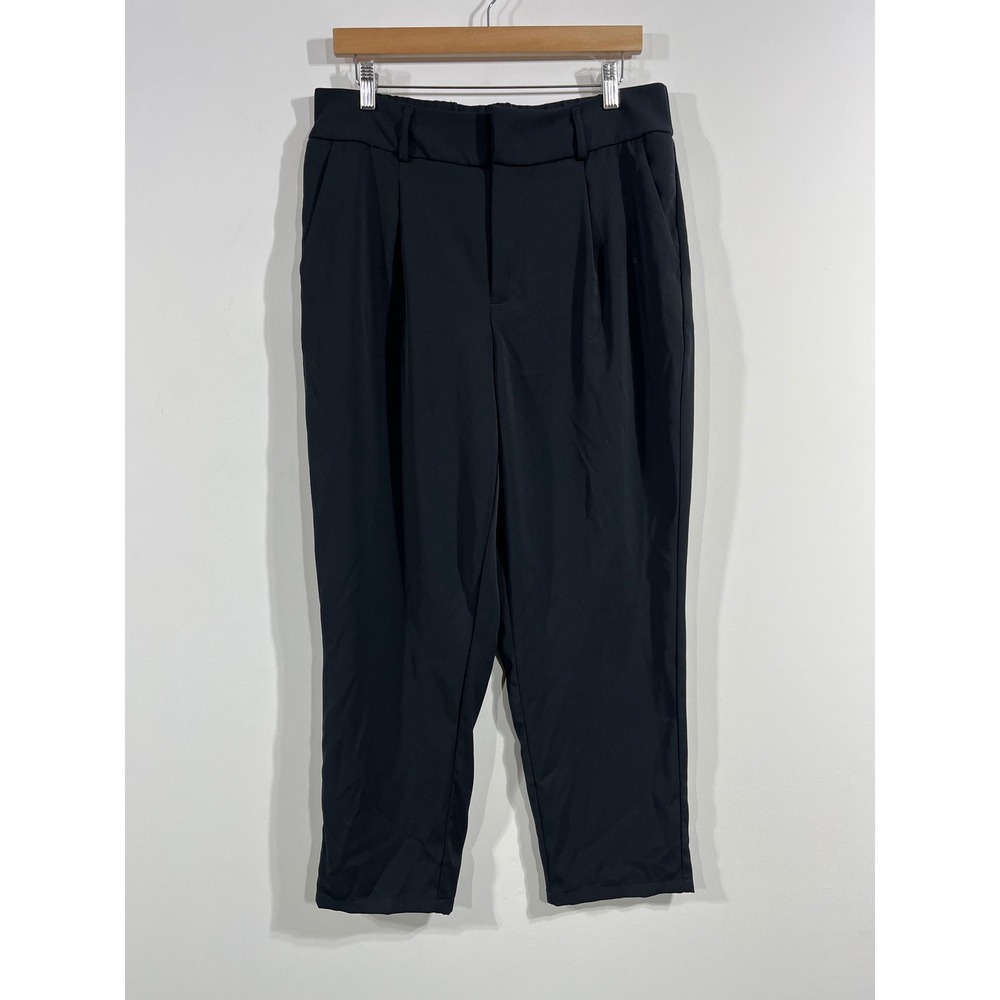 Halara Office High Waisted‎ Pleated Straight Leg Pants Womens Large Minimalist